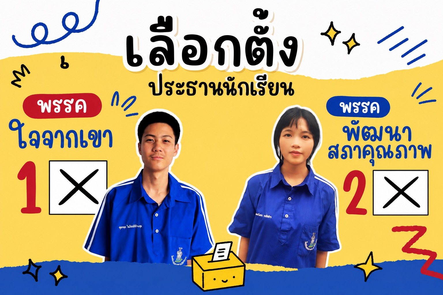 📢 ประชาสัมพันธ์การเลือกตั้งประธานสภานักเรียน ประจำปีการศึกษา 2569